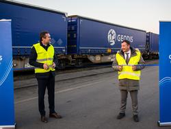 GEODIS inaugurates a new rail link between France and Italy