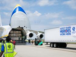 GEODIS delivers 13 million masks to the U.S. with the help of an Antonov AN-124 aircraft