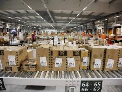 warehouse with parcels