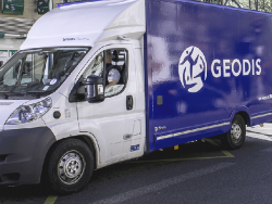 GEODIS truck parked for delivery