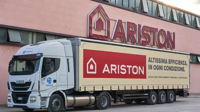 A new agreement between Ariston and GEODIS anchored in territories and sustainable transport