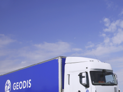 GEODIS truck on a road
